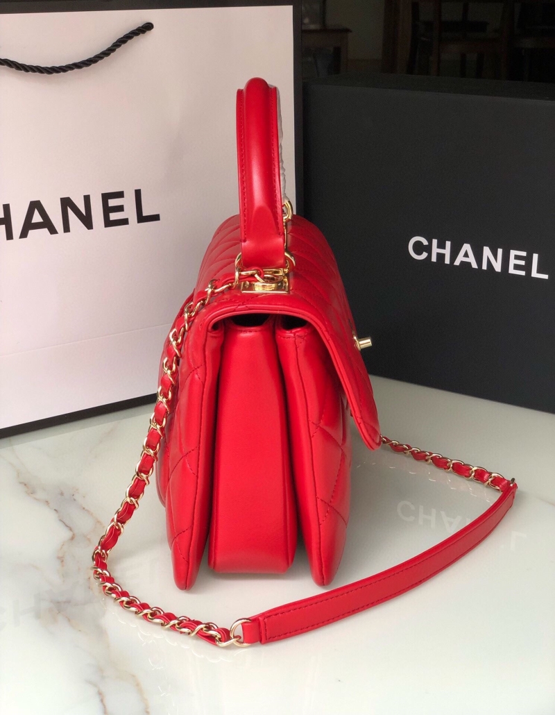Ch**el top handle bags
